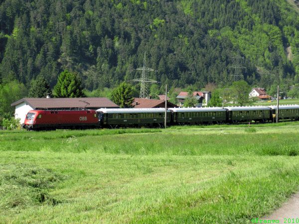 Orientexpress, historischer Zug mit modernster Lok