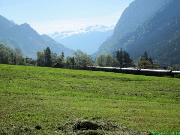 Orientexpress auf dem Weg zum Arlberg