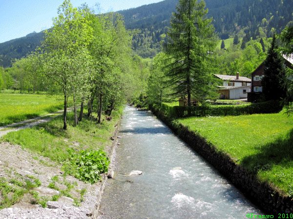 kanalisierter Wildbach