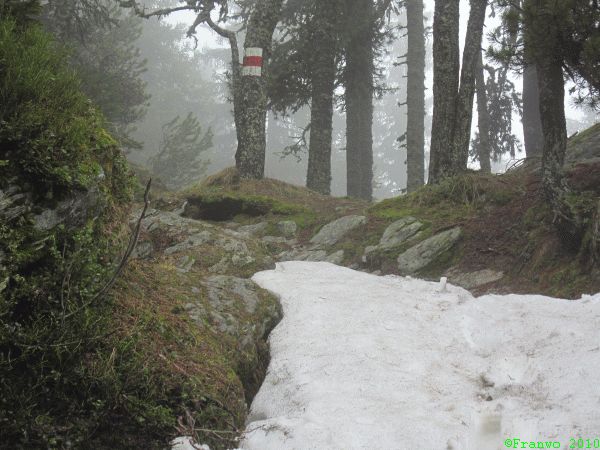 Die römischen Spuren liegen unter dem Schnee