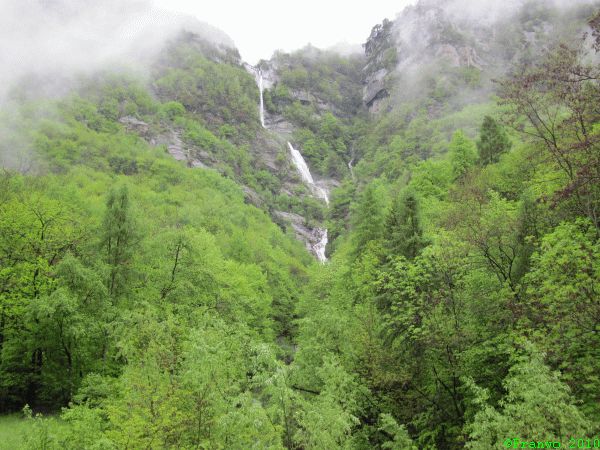 Wasserfall bei Villa di Chiavenna