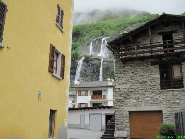 Wasserfälle von Acquafraggia