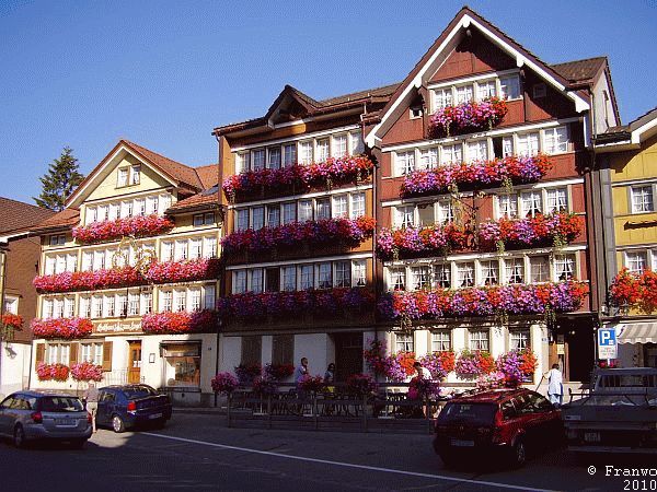Das Dorfzentrum von Urnäsch