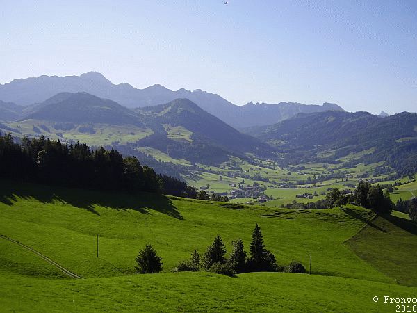 Am Ende dieses Tales geht es hinauf zur Schwägalp