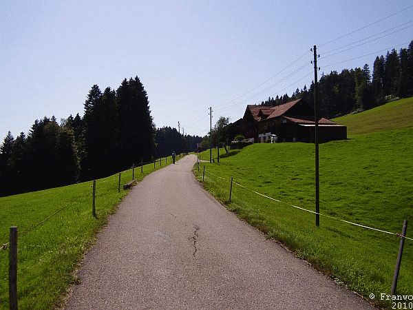 Der letzte Kilometer des Tages beginnt