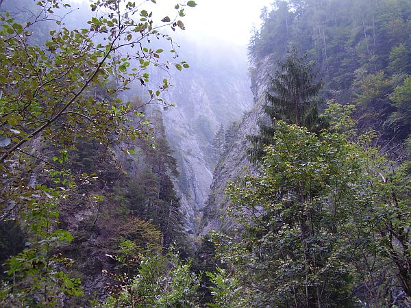 Die Taminaschlucht wird enger