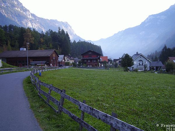 Rückblick nach Vättis