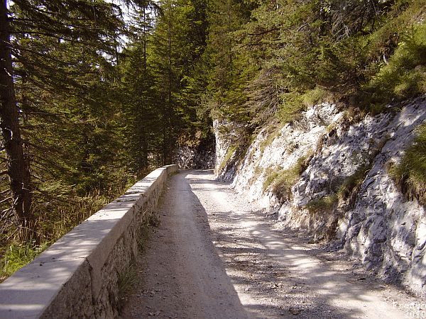 Jetzt gehts steil hinunter