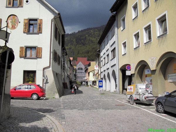 Die Innenstadt von Bludenz