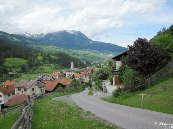 Rückblick auf Tinizong - Savognin