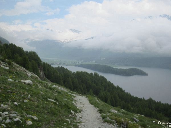 Über dem Silsersee
