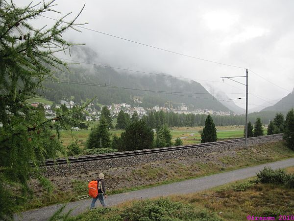 Pontresina in Sicht