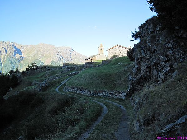 San Romerio in der Morgensonne
