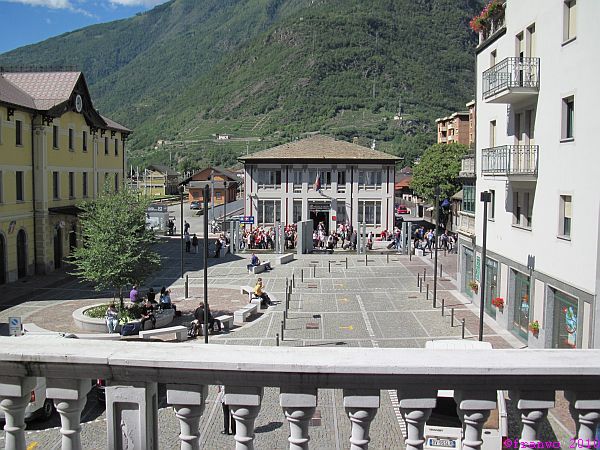 auf der Terasse des Hotels